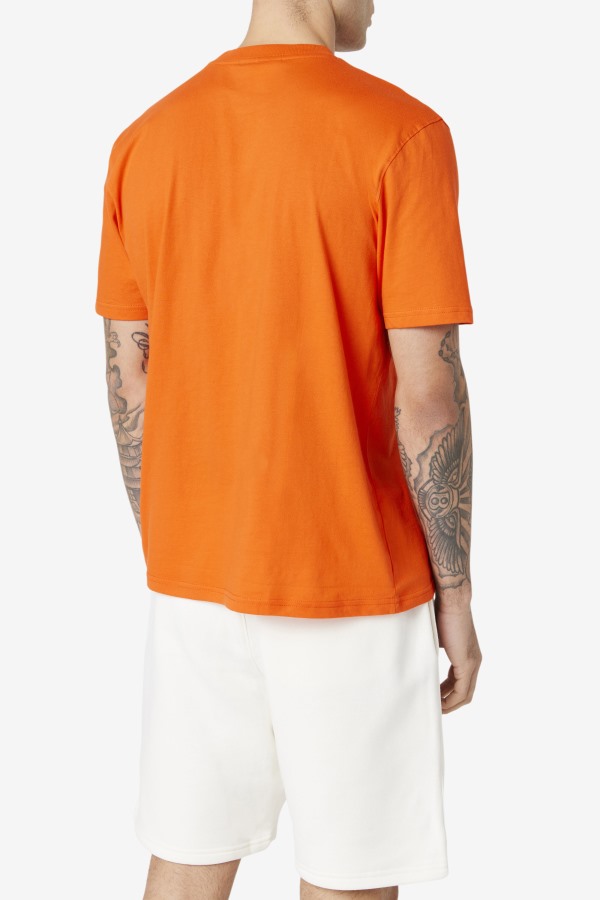 Men\'s Eagle Tee Cherry Tomato/Stone/Navy Fila Outlets