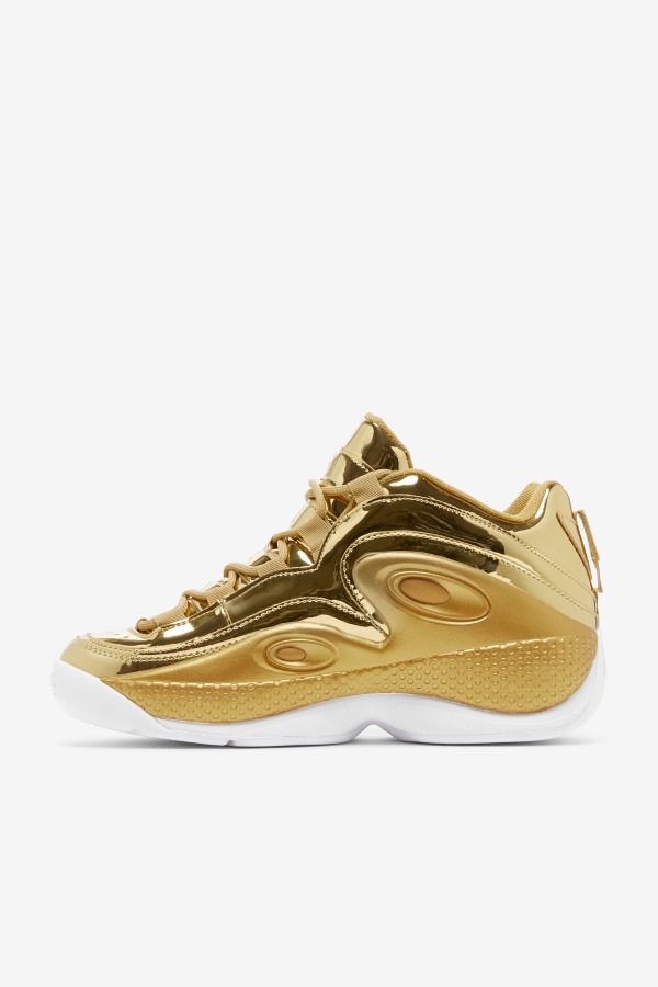 Grant Hill 3 Metallic Fila Outlets Metallic Gold