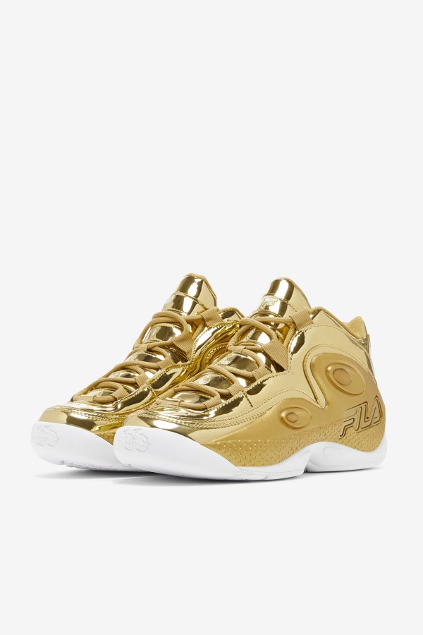 Grant Hill 3 Metallic Fila Outlets Metallic Gold