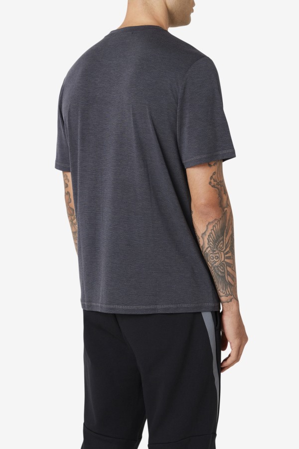 Fila Outlets Black Heather Commuter Tee
