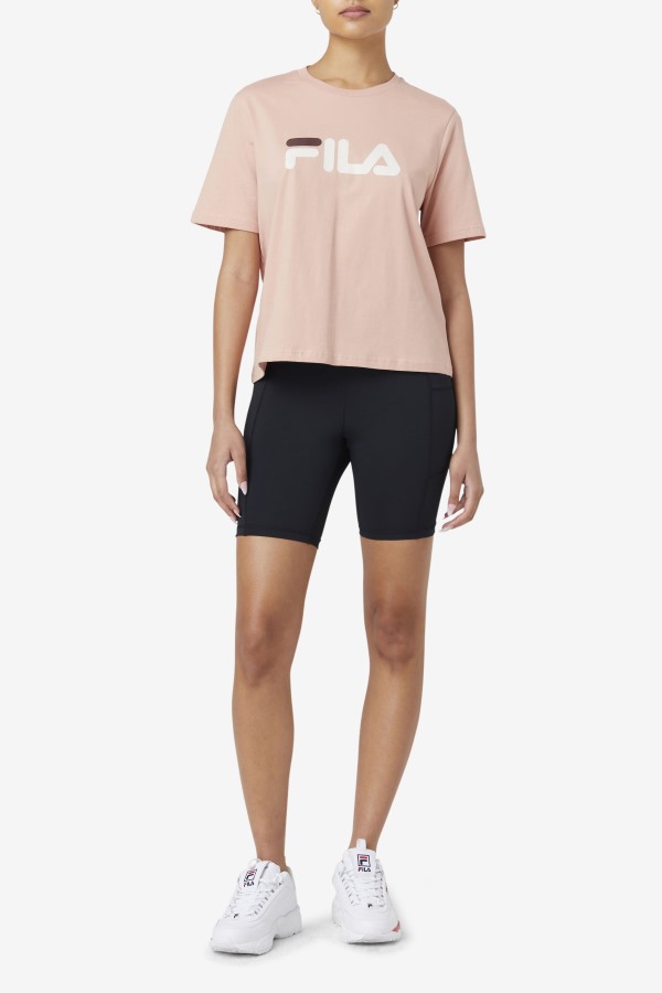 Fila Outlets miss eagle tee Rose/Turtle Dove/Mahaogany