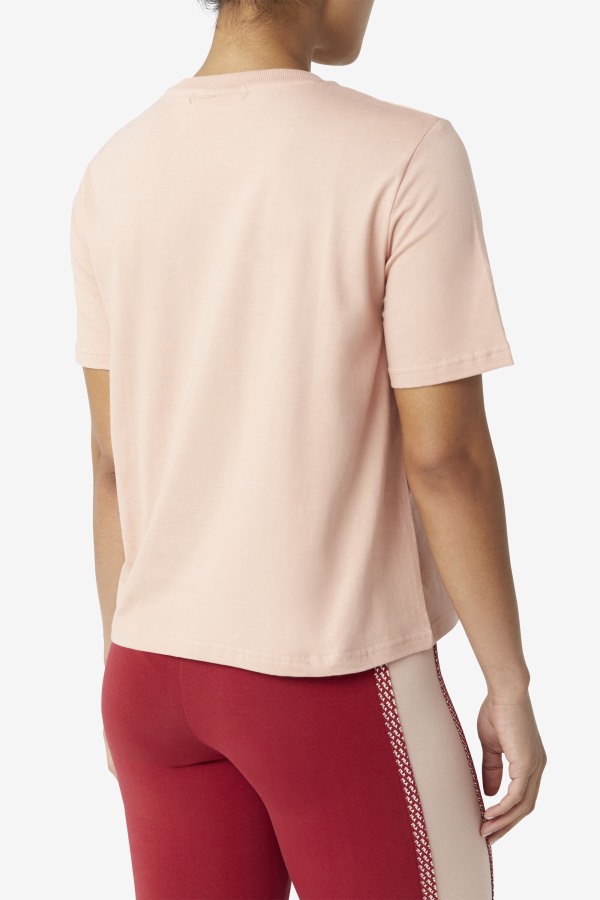 Fila Outlets miss eagle tee Rose/Turtle Dove/Mahaogany
