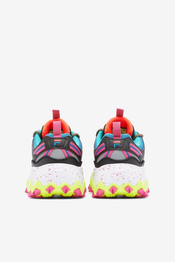 Women\'s Oakmont TR Black/Diva Pink/Yellow Fila Outlets