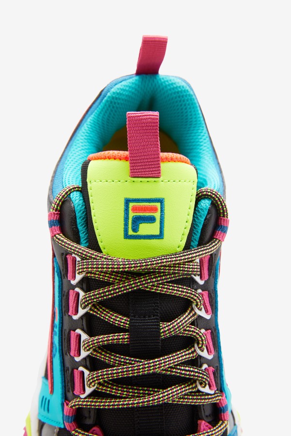 Women\'s Oakmont TR Black/Diva Pink/Yellow Fila Outlets