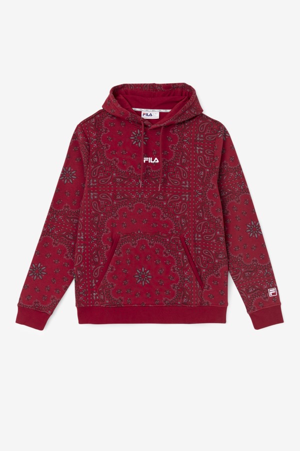 Rhubarb/Bandana Print Seneca Hoodie Fila Outlets