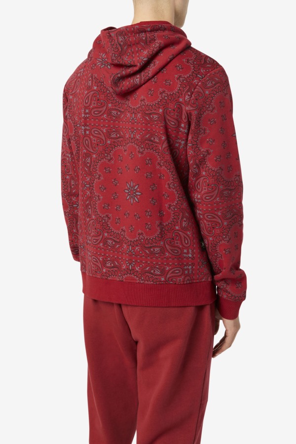 Rhubarb/Bandana Print Seneca Hoodie Fila Outlets