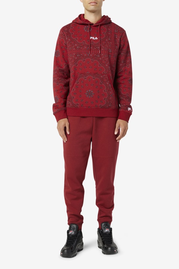 Rhubarb/Bandana Print Seneca Hoodie Fila Outlets