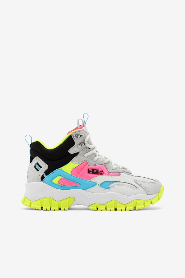 White/Black/Bluefish Fila Outlets Women's Ray Tracer TR 2 Mid
