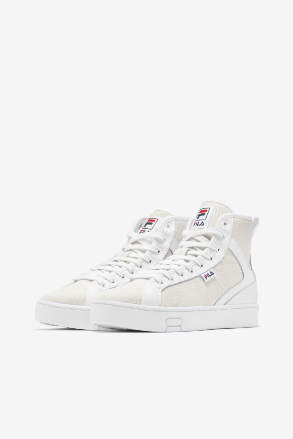 White/Navy/Red Women\'s Madina Fila Outlets