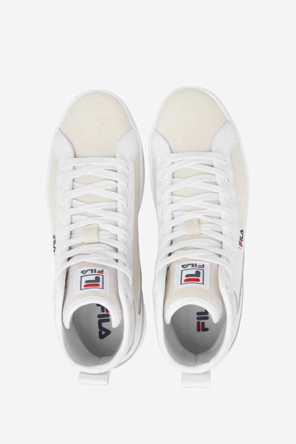 White/Navy/Red Women\'s Madina Fila Outlets