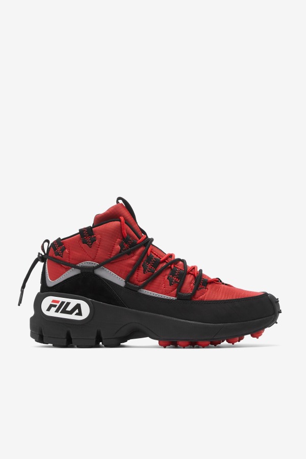 Red/Black Men's Grant Hill 1 x Trailpacer Fila Outlets