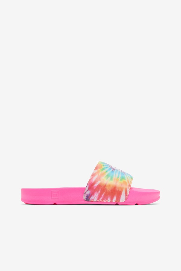 Women's Drifter Tie Dye Fila Outlets Multi/White/Pink Glo
