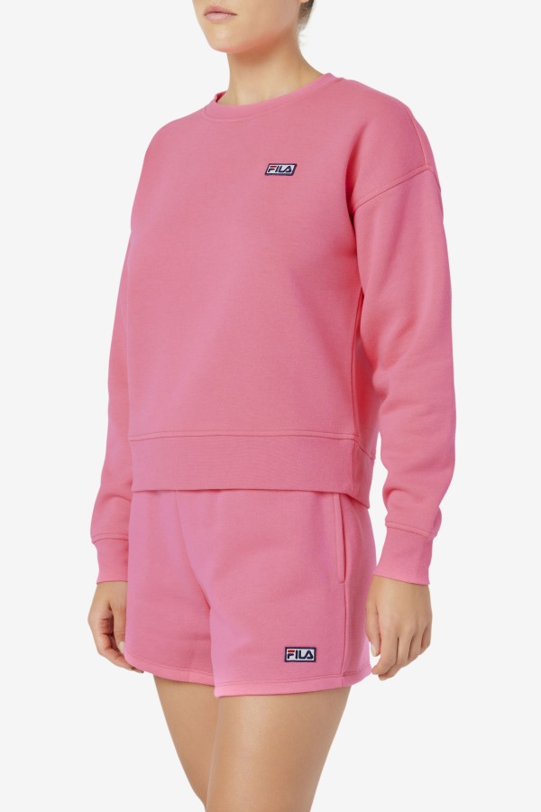 Fila Outlets Pink Stina Crew