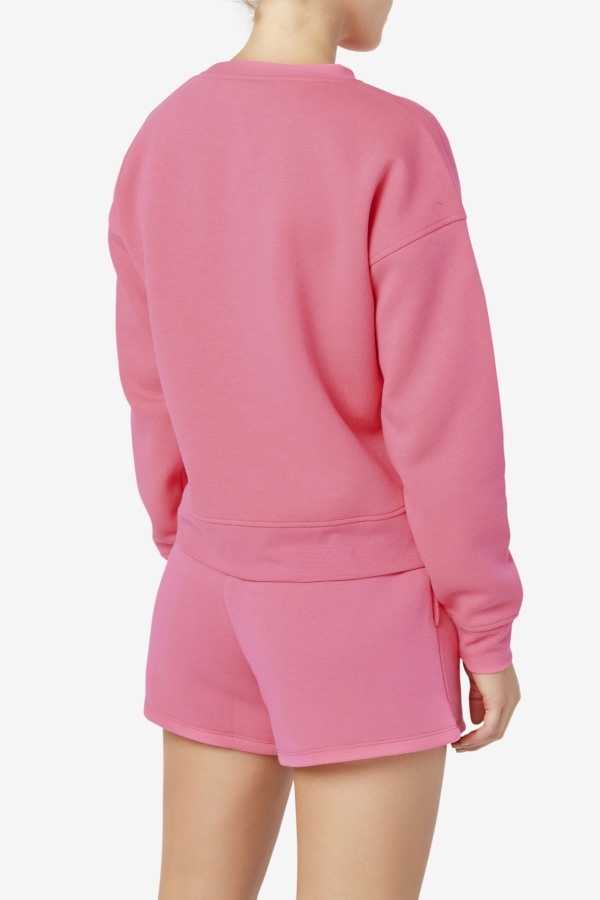 Fila Outlets Pink Stina Crew