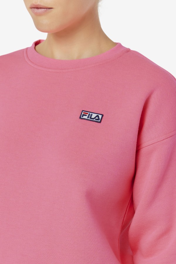 Fila Outlets Pink Stina Crew