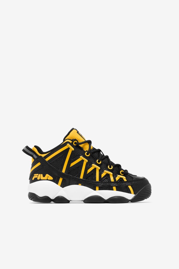 Fila Outlets Big Kids' Stackhouse Spaghetti Black/Lemon/White