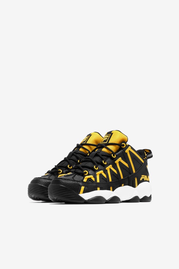 Fila Outlets Big Kids\' Stackhouse Spaghetti Black/Lemon/White
