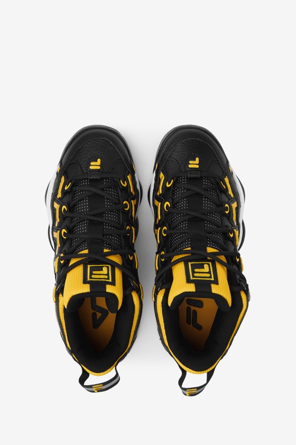 Fila Outlets Big Kids\' Stackhouse Spaghetti Black/Lemon/White