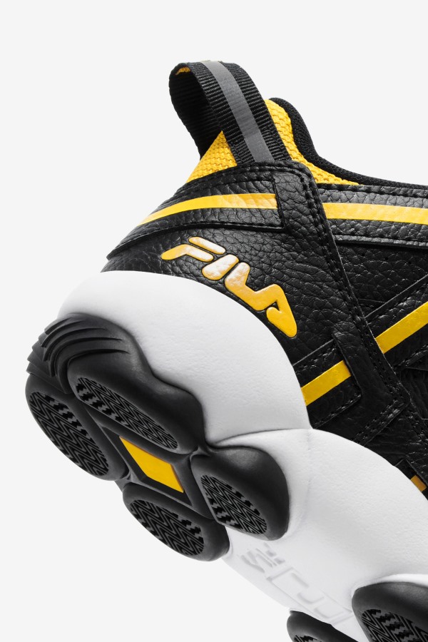 Fila Outlets Big Kids\' Stackhouse Spaghetti Black/Lemon/White