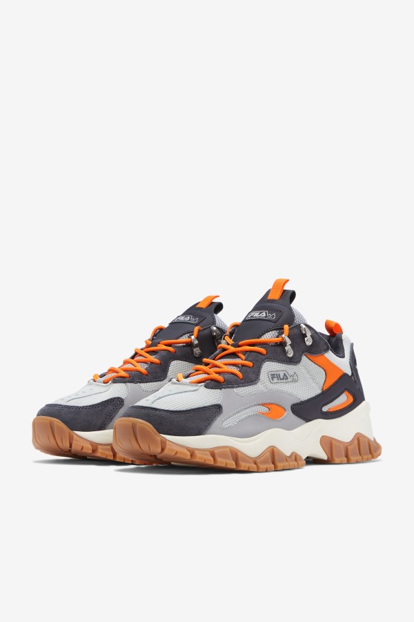 Fila Outlets Glacier Gray/Nine Iron/Orange Men\'s Ray Tracer Tr 2