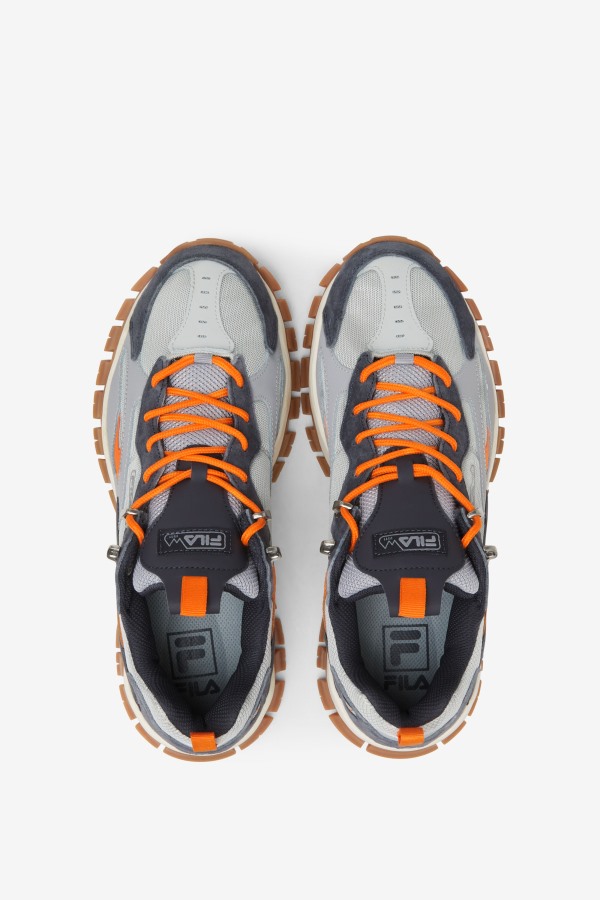 Fila Outlets Glacier Gray/Nine Iron/Orange Men\'s Ray Tracer Tr 2