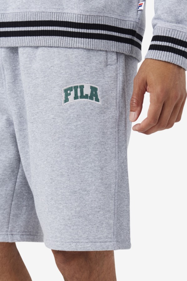 Light Grey Marl/Blue Spruce Fila Outlets Logan Short