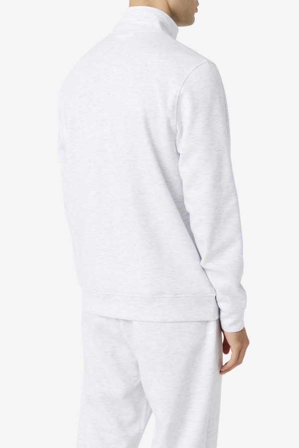 Fila Outlets Bleached Marl/Black Gonal Zip Jacket