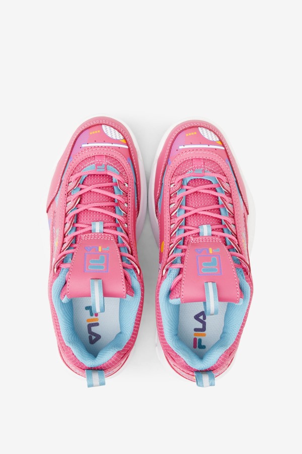 Fila Outlets Bubblegum/Blue/White Little Kids\' Disruptor 2 Premium