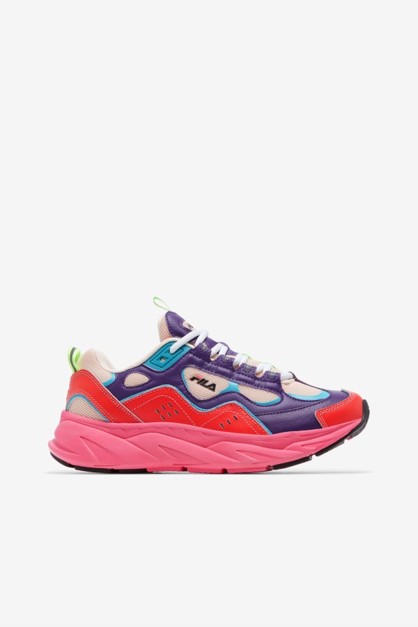 Fila Outlets Ecru/Purple/Camellia Rose Women's Trigate