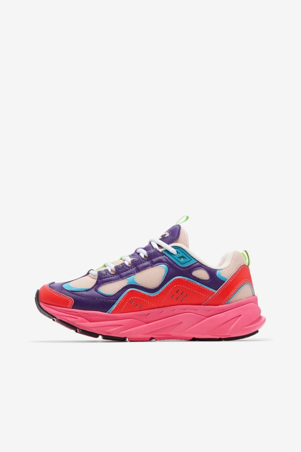 Fila Outlets Ecru/Purple/Camellia Rose Women\'s Trigate