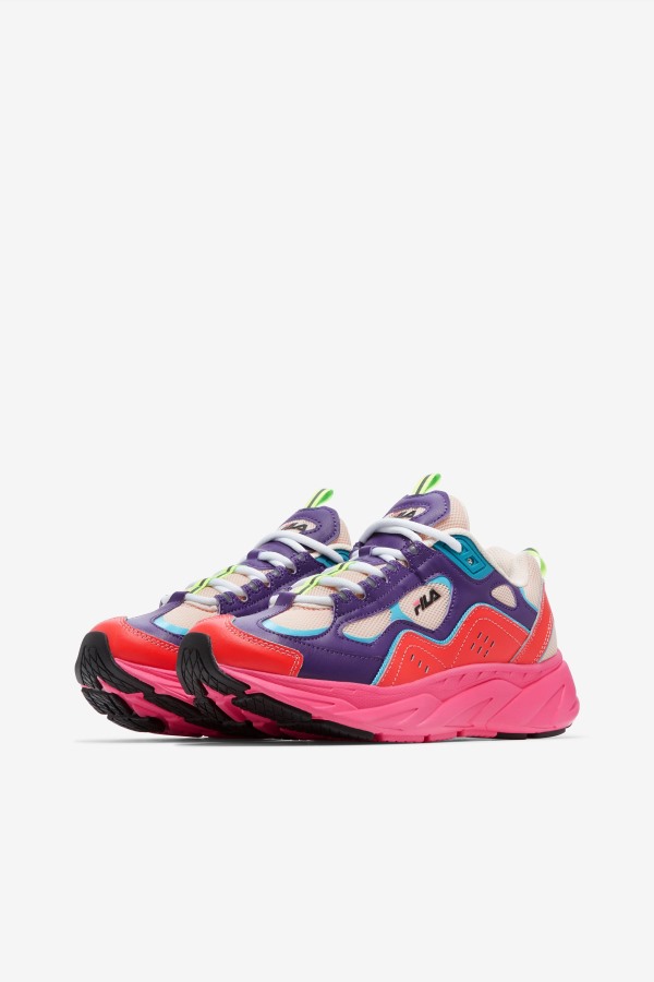 Fila Outlets Ecru/Purple/Camellia Rose Women\'s Trigate