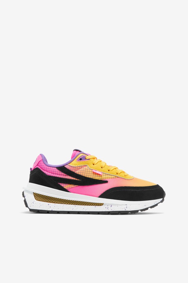 Women's Renno Fila Outlets Lemon/Pink/Black