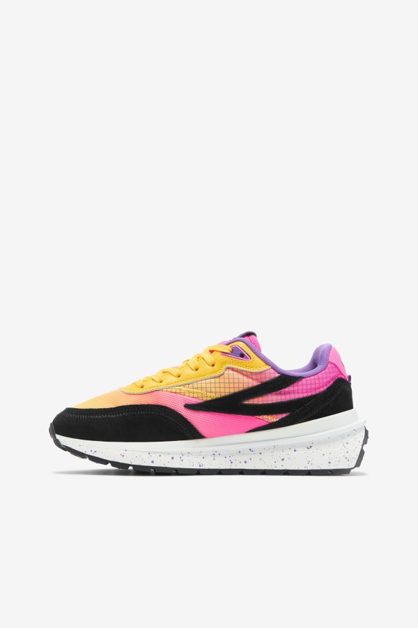 Women\'s Renno Fila Outlets Lemon/Pink/Black