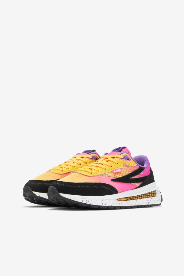 Women\'s Renno Fila Outlets Lemon/Pink/Black