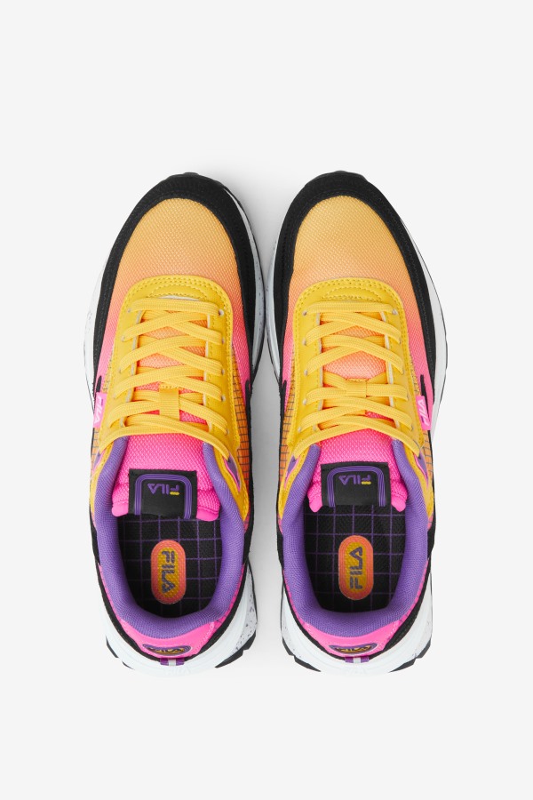 Women\'s Renno Fila Outlets Lemon/Pink/Black