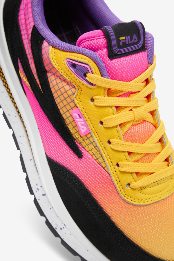 Women\'s Renno Fila Outlets Lemon/Pink/Black