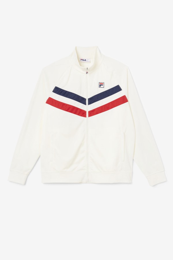 Jaya Track Jacket Fila Outlets Egret/Red/Navy