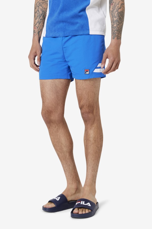 Fila Outlets Vantage Swim Short Strong Blue/White