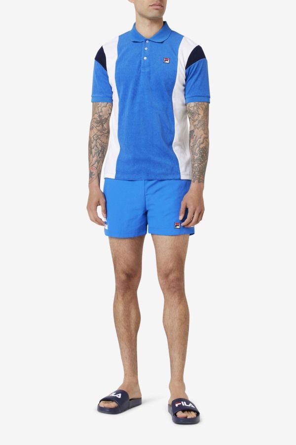 Fila Outlets Vantage Swim Short Strong Blue/White