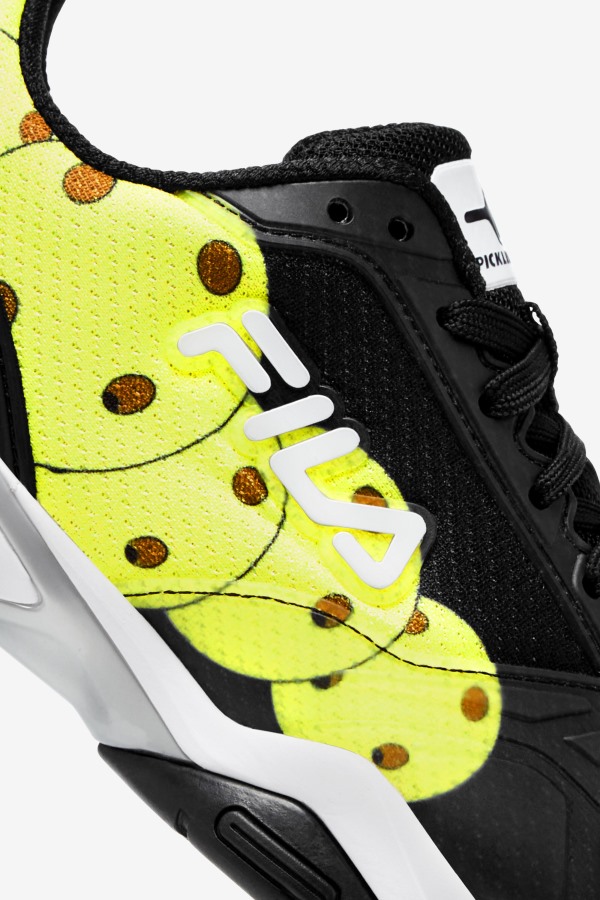 Black/White/Yellow Men\'s Volley Zone Fila Outlets