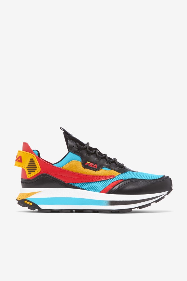 Fila Outlets Bluefish/Gold/Black Men's R1 Runner X Barneys