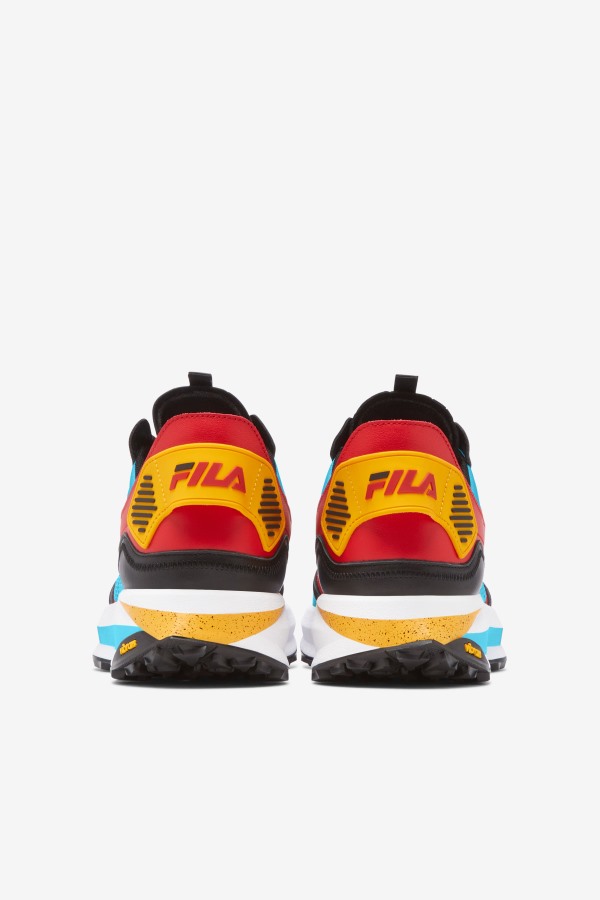 Fila Outlets Bluefish/Gold/Black Men\'s R1 Runner X Barneys