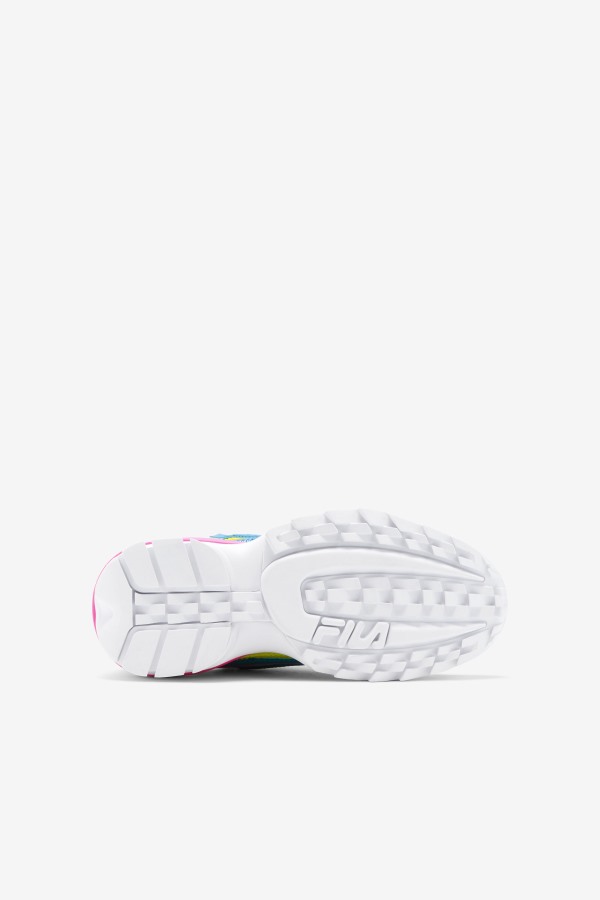 Yellow/Atomic Blue/Pink Little Kids\' Disruptor 2 Exp Fila Outlets