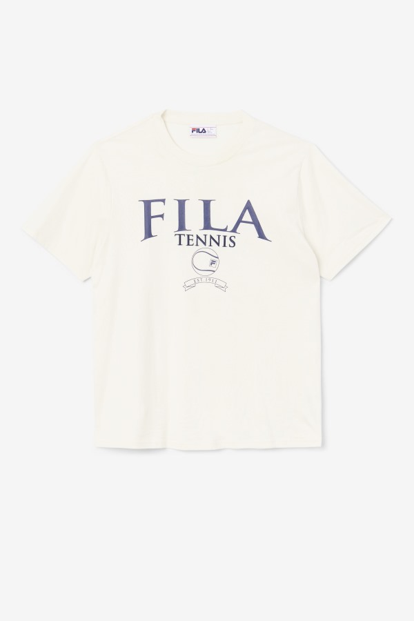 Gardenia/Navy Saran Tee Fila Outlets