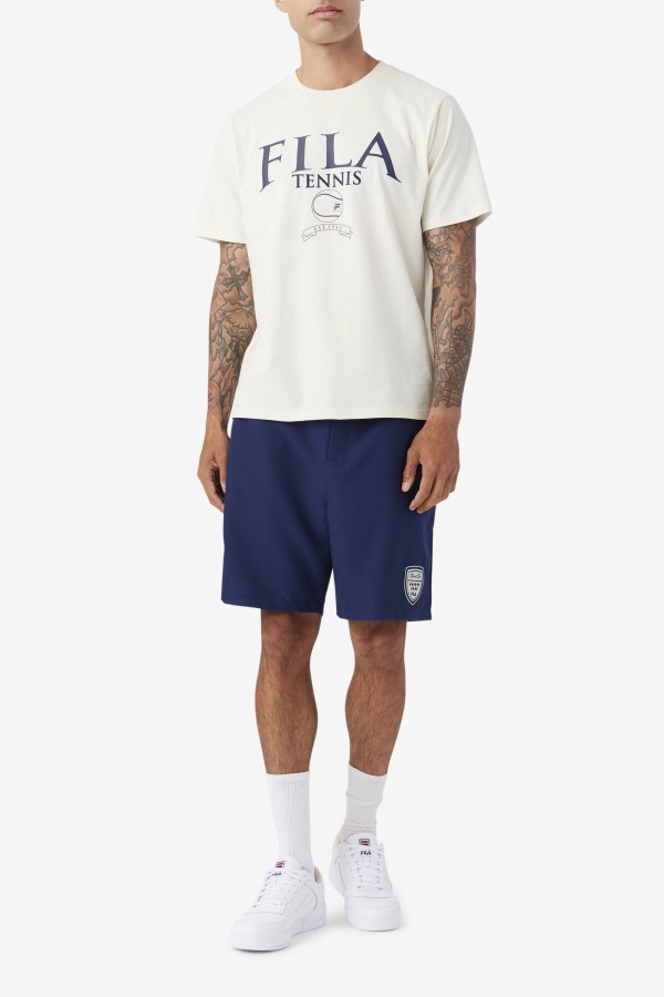 Gardenia/Navy Saran Tee Fila Outlets