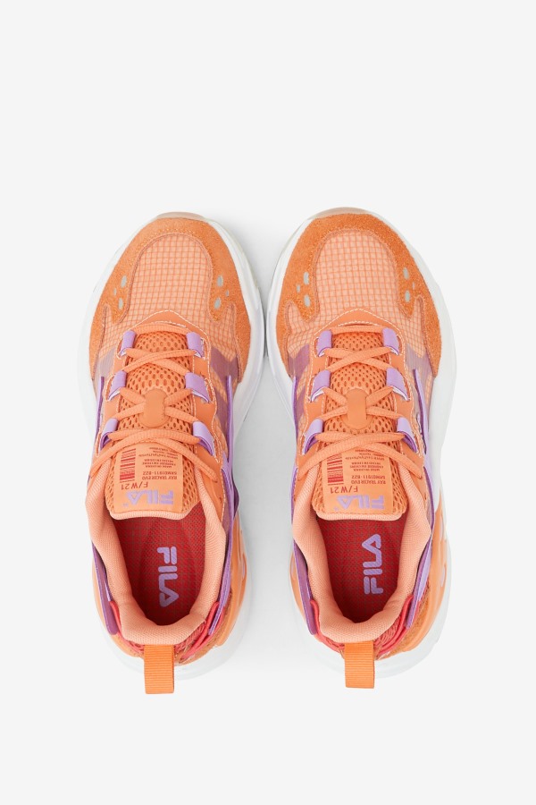 Women\'s Ray Tracer Evo Orange/Cayenne/White Fila Outlets
