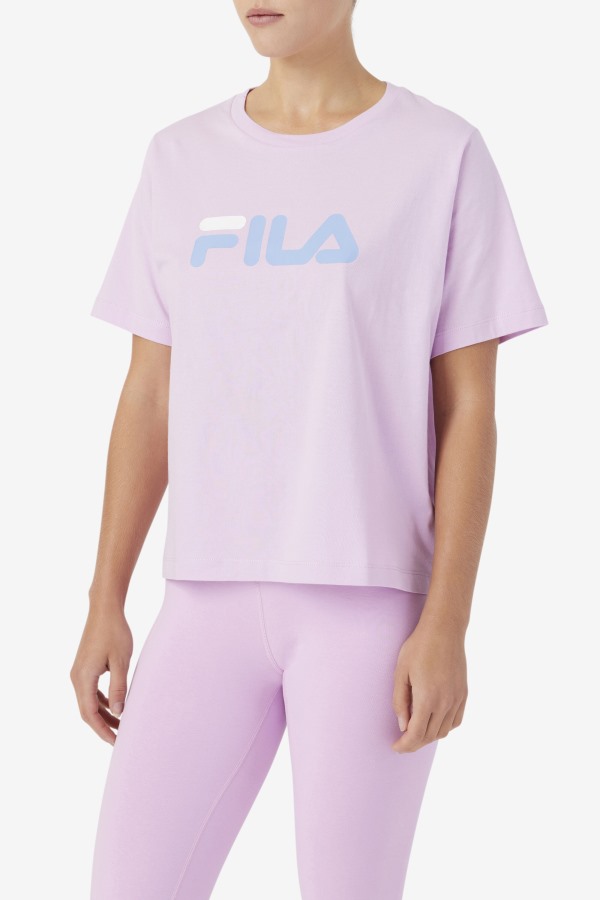 Orchid/Blue/White Thea Tee Fila Outlets