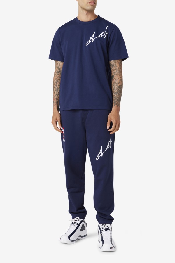 Fila Outlets Navy Grant Hill Cormac Tee
