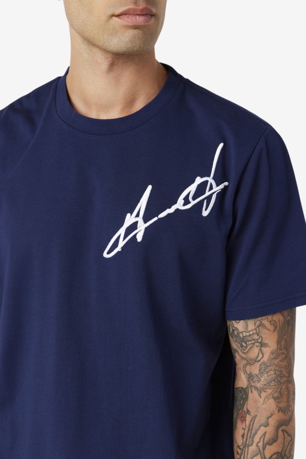 Fila Outlets Navy Grant Hill Cormac Tee