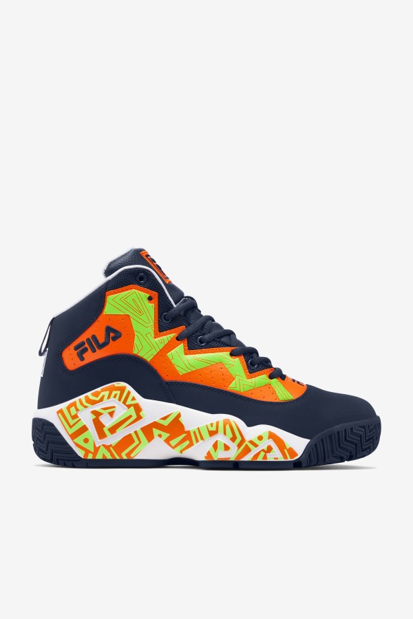 Fila Outlets Blue/Red Orange/White Men's MB